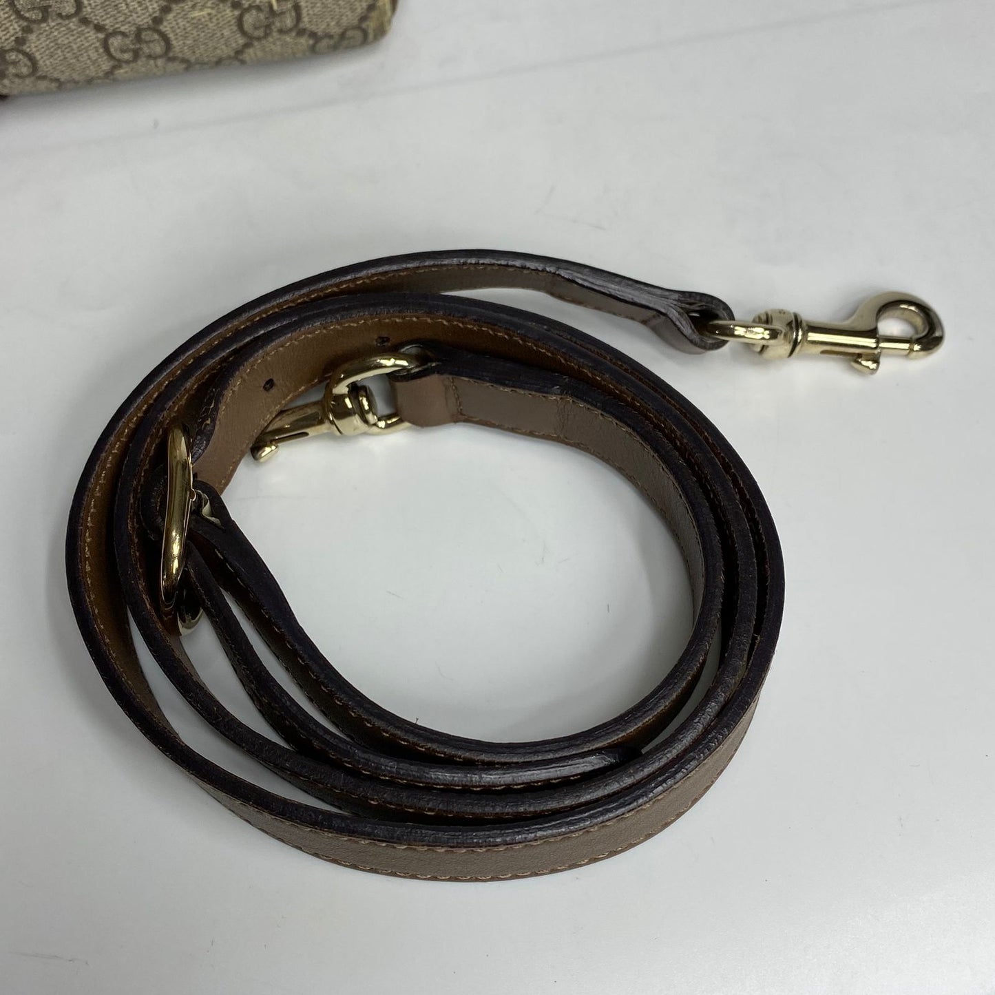 Gucci Boston 2 Way Bag Light Brown Trims