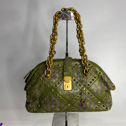 Bottega Green Vintage Bag