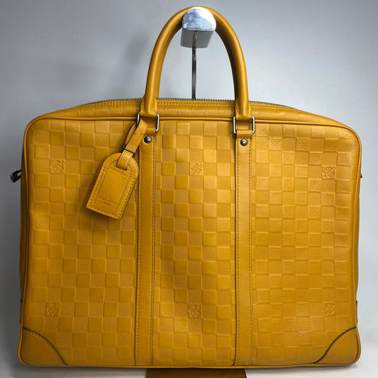 Louis Vuitton Infini Porte Document Voyage Yellow
