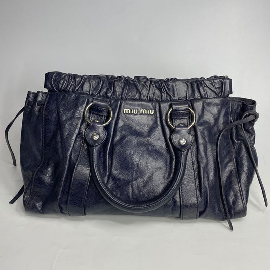 Miu Miu 2 way Vitello Lux Black