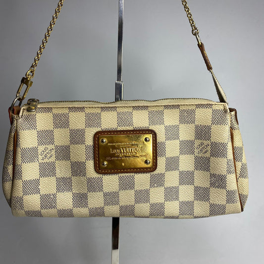 Louis Vuitton Eva Clutch Damier Azur Canvas