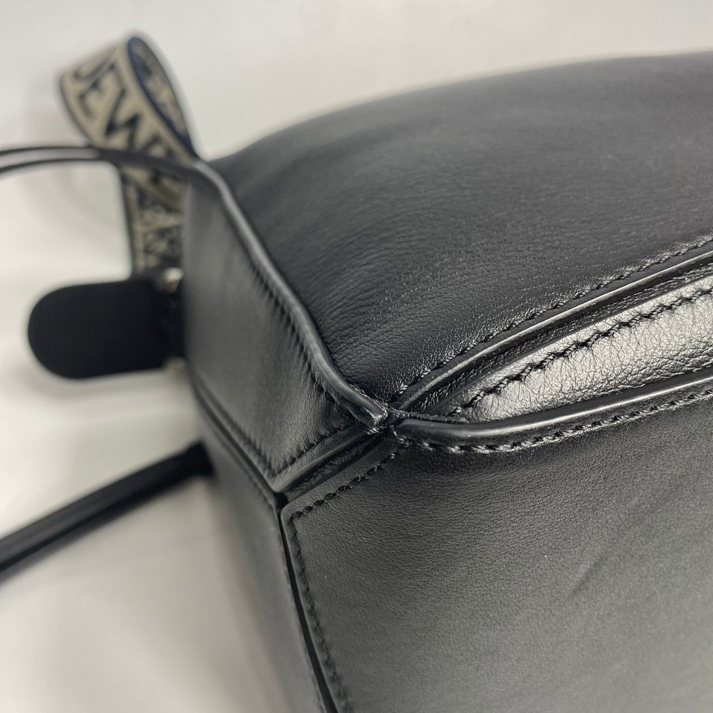 Loewe Puzzle Black Small with Anagram Strap