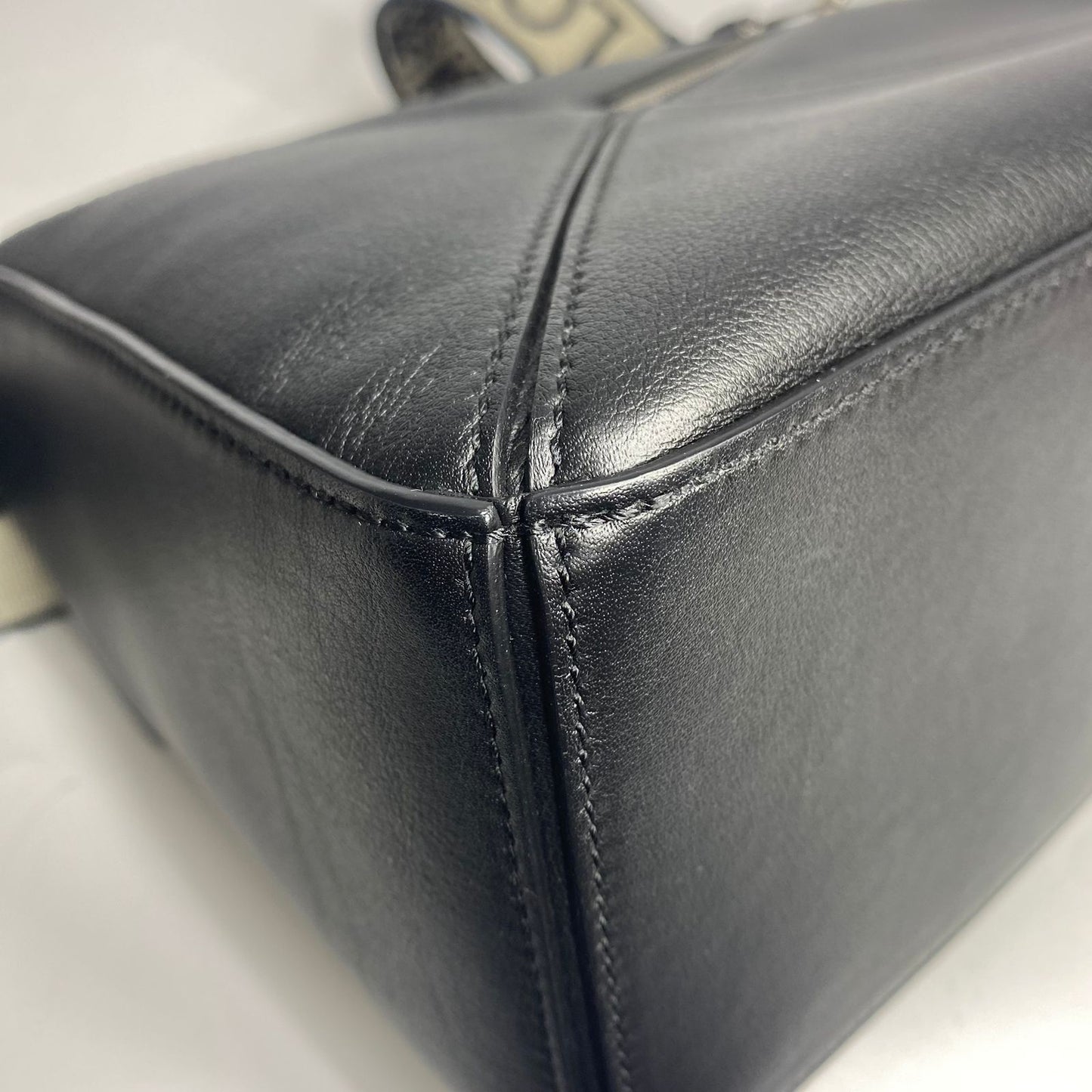 Loewe Puzzle Black Small with Anagram Strap