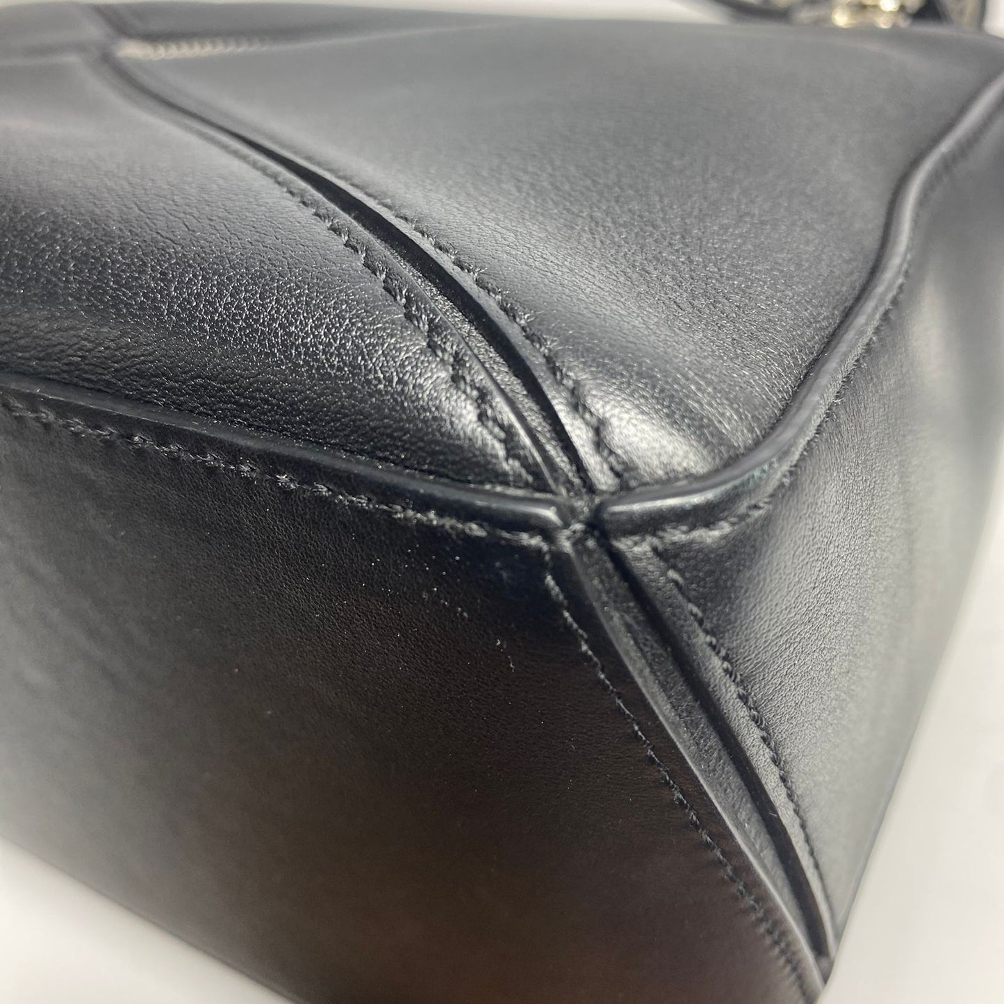Loewe Puzzle Black Small with Anagram Strap