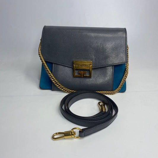 Givenchy GV3 Gray, Blue Suede