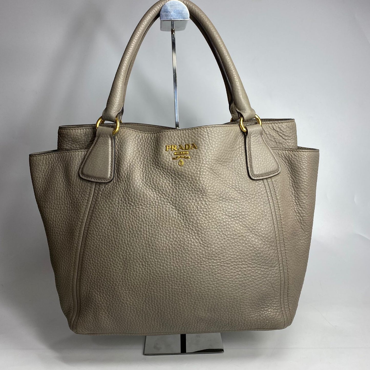 Prada Vitello Paino Taupe