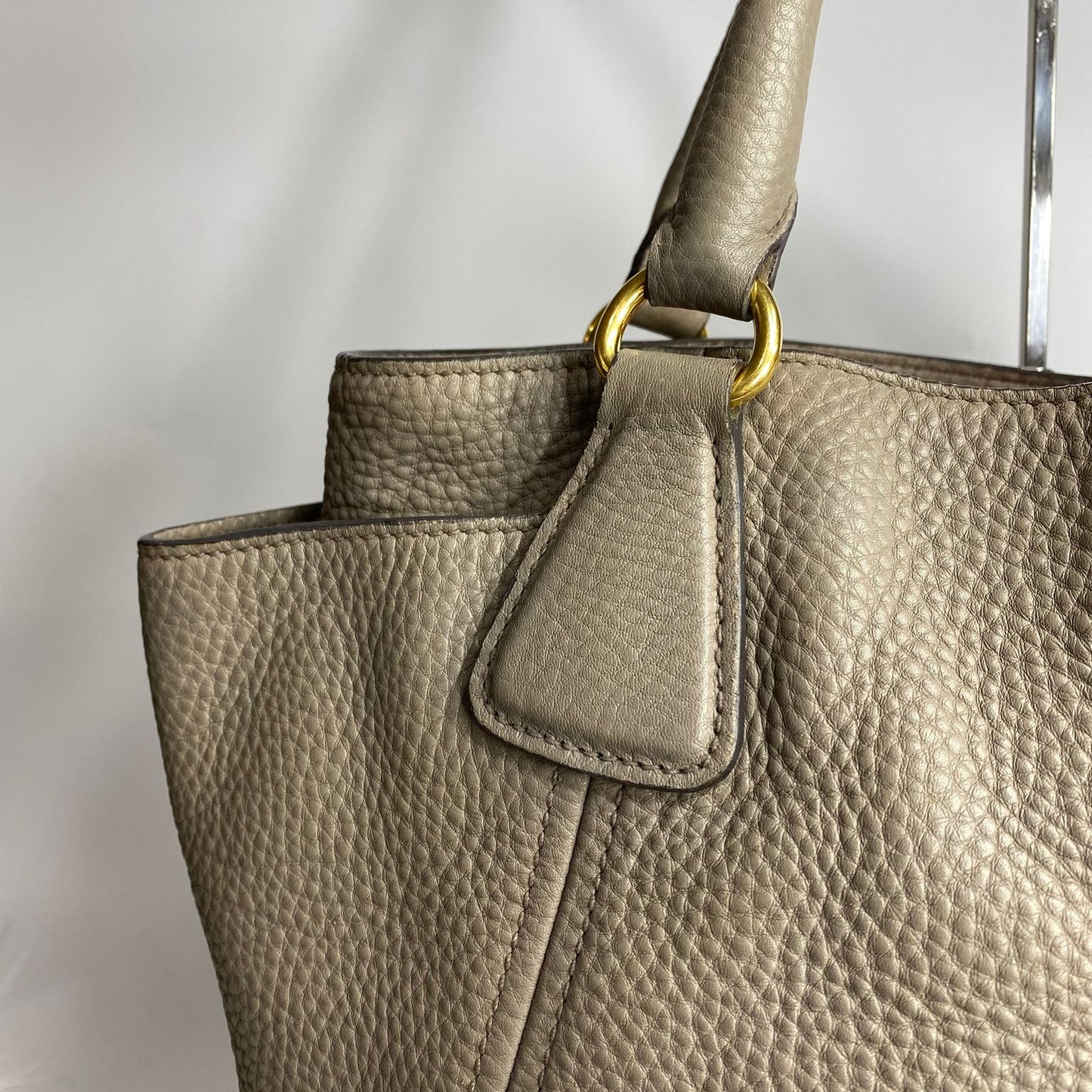 Prada Vitello Paino Taupe