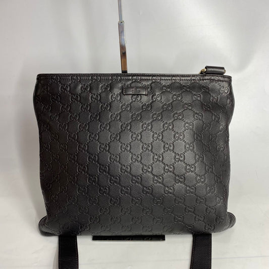 Gucci Guccissima Messenger Bag Black