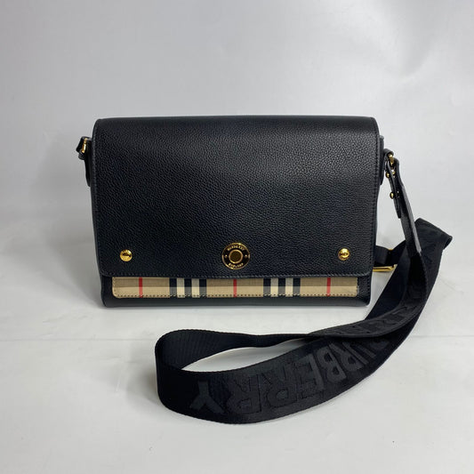Burberry Note Crossbody Bag Black