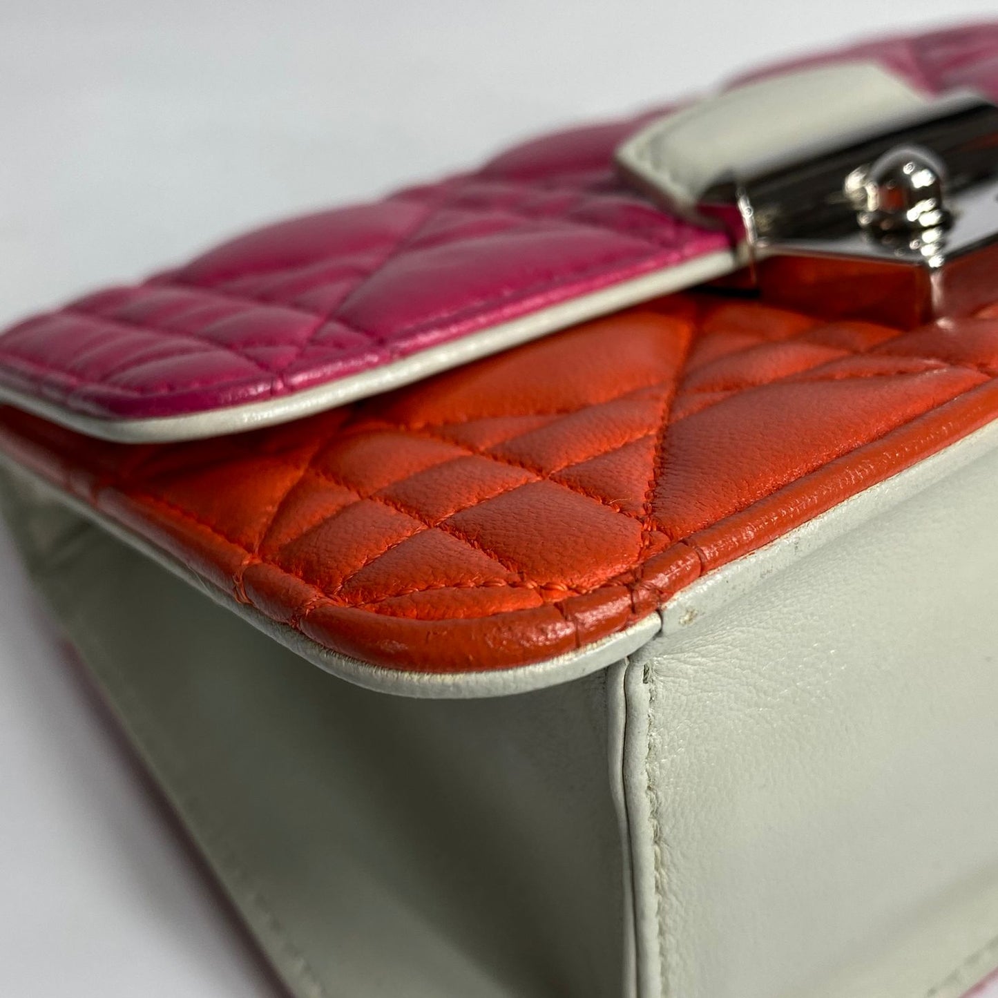 Dior Miss Dior Promenade FlaP Crossbody bag  Pink and Orange