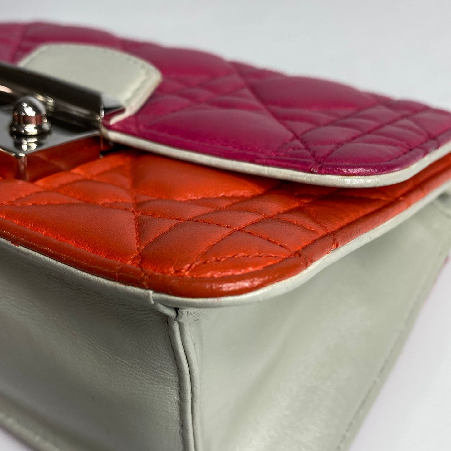 Dior Miss Dior Promenade FlaP Crossbody bag  Pink and Orange