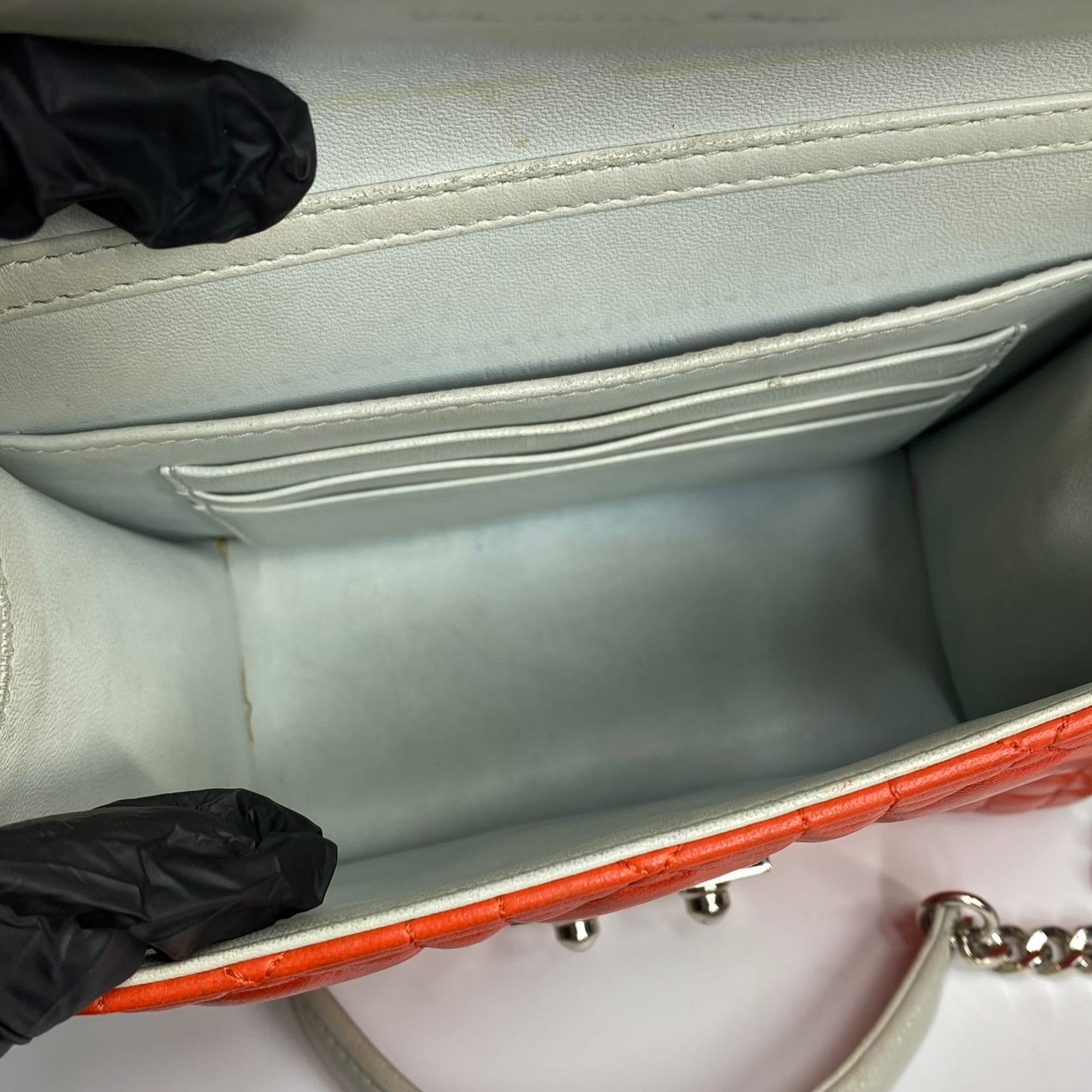 Dior Miss Dior Promenade FlaP Crossbody bag  Pink and Orange