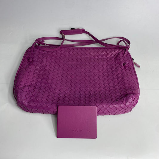 Bottega Veneta Nodini Intrecciato Woven Pink