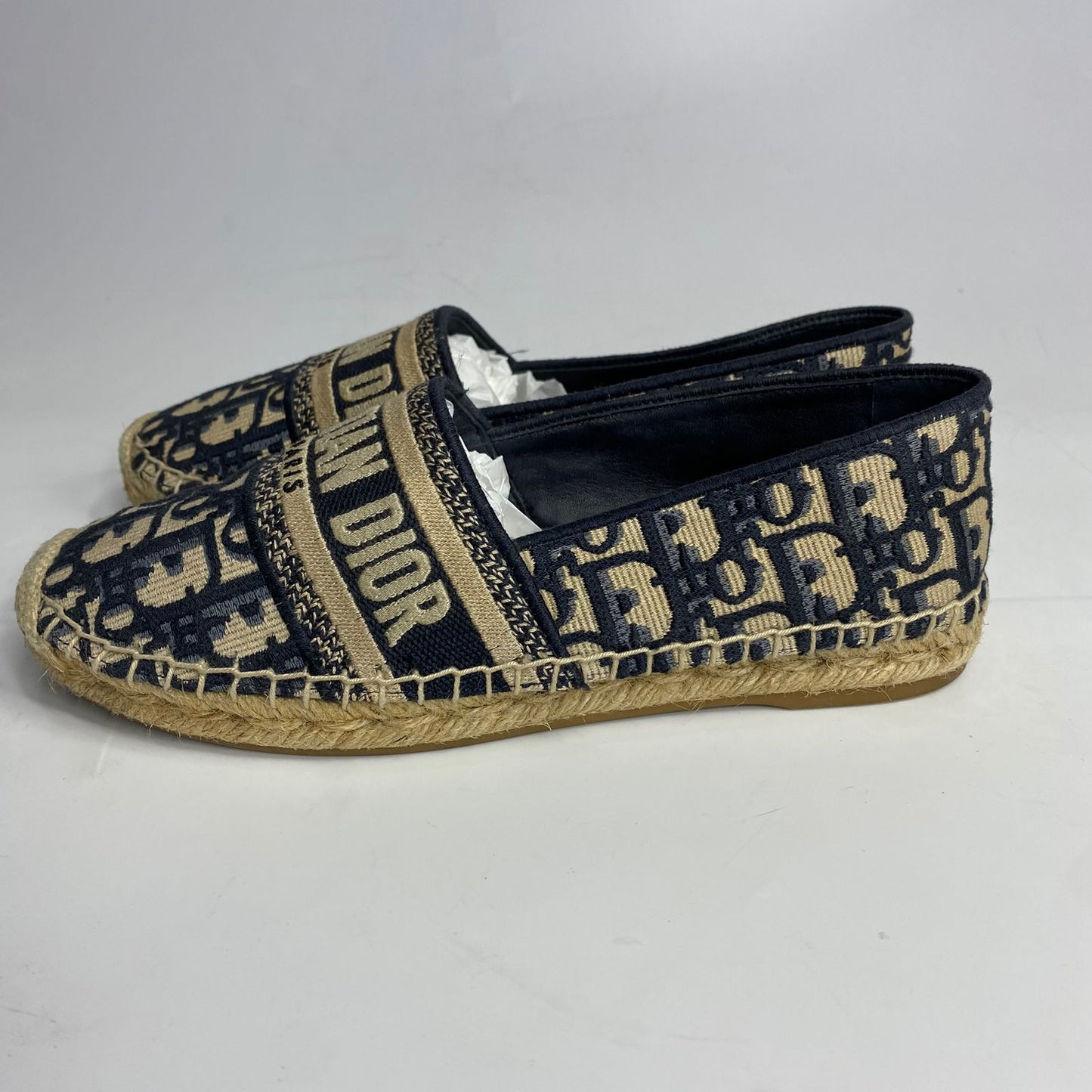 Dior Granville Espadrille Oblique Size 36.5