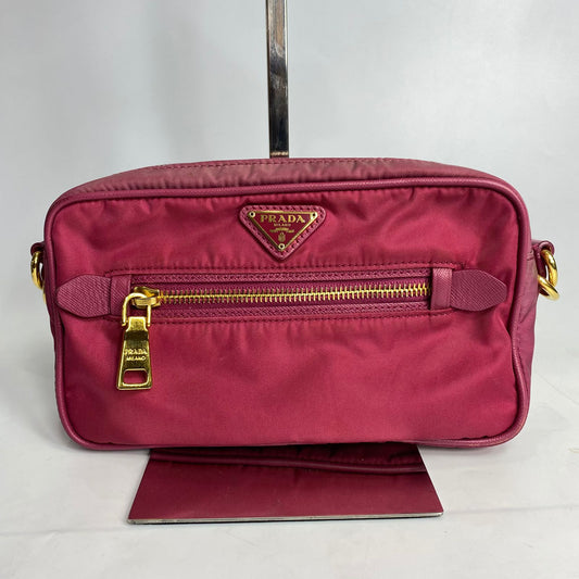 Prada Tessuto Nylon Front Pocket Crossbody