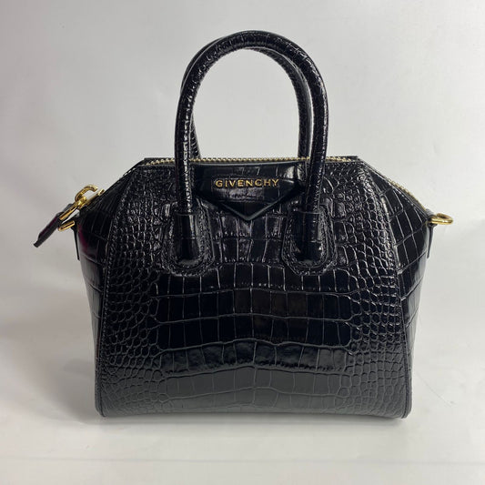 Givenchy Mini Croc Antigona Black