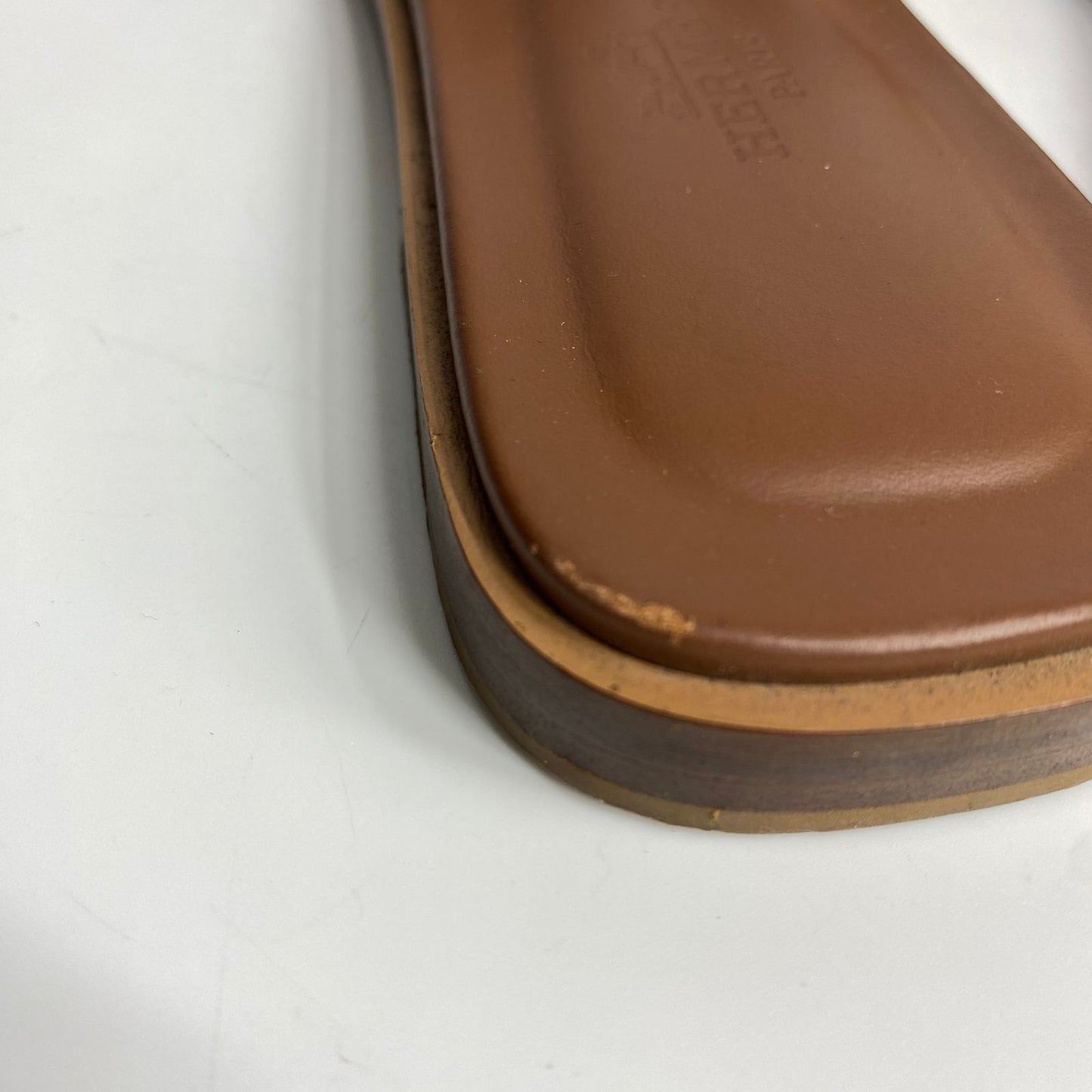 Hermes Oran Brown Size 35
