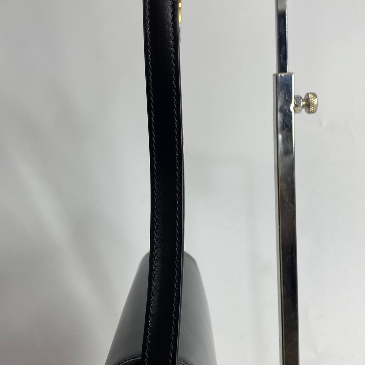 Celine Claude Triomphe Shoulder Bag Black
