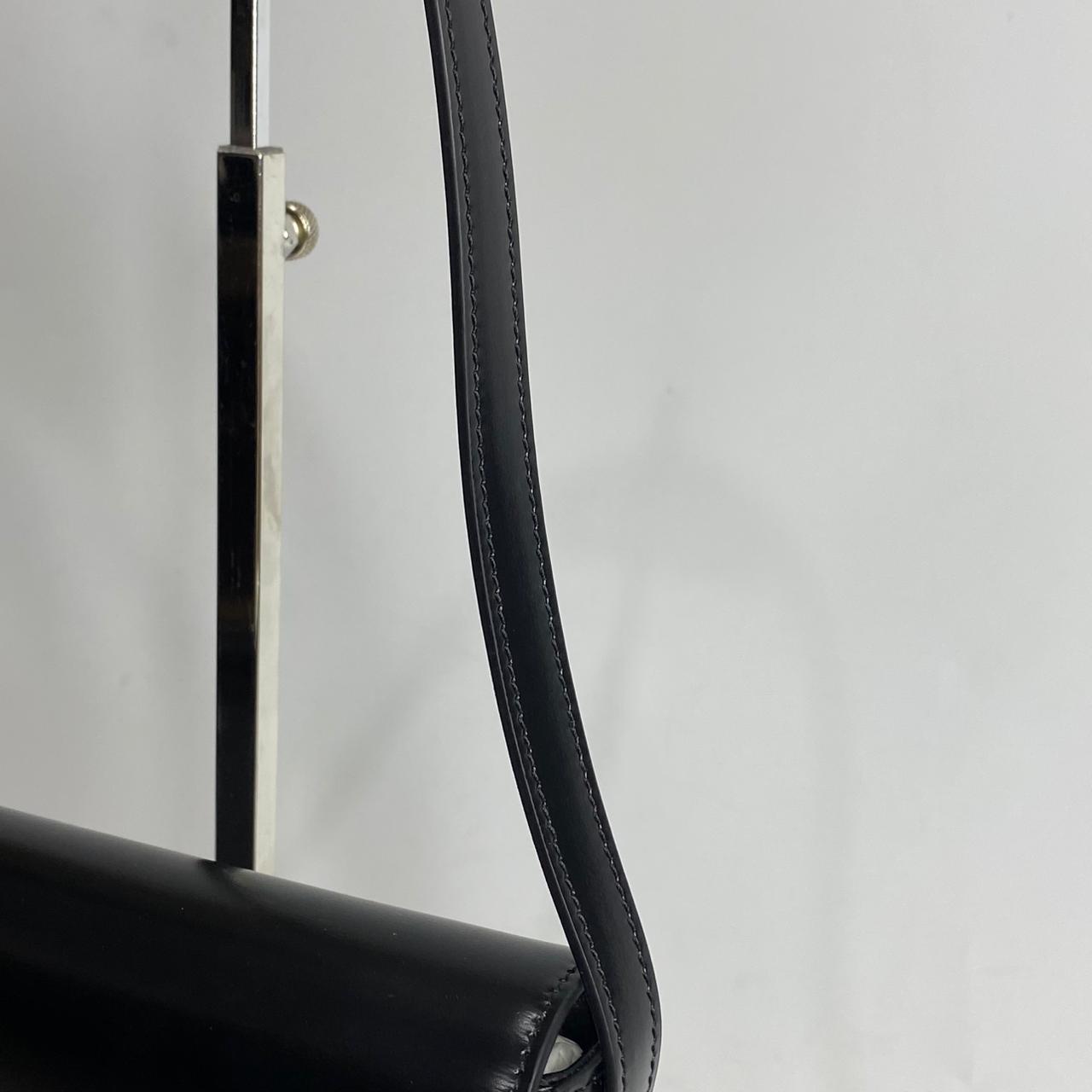 Celine Claude Triomphe Shoulder Bag Black