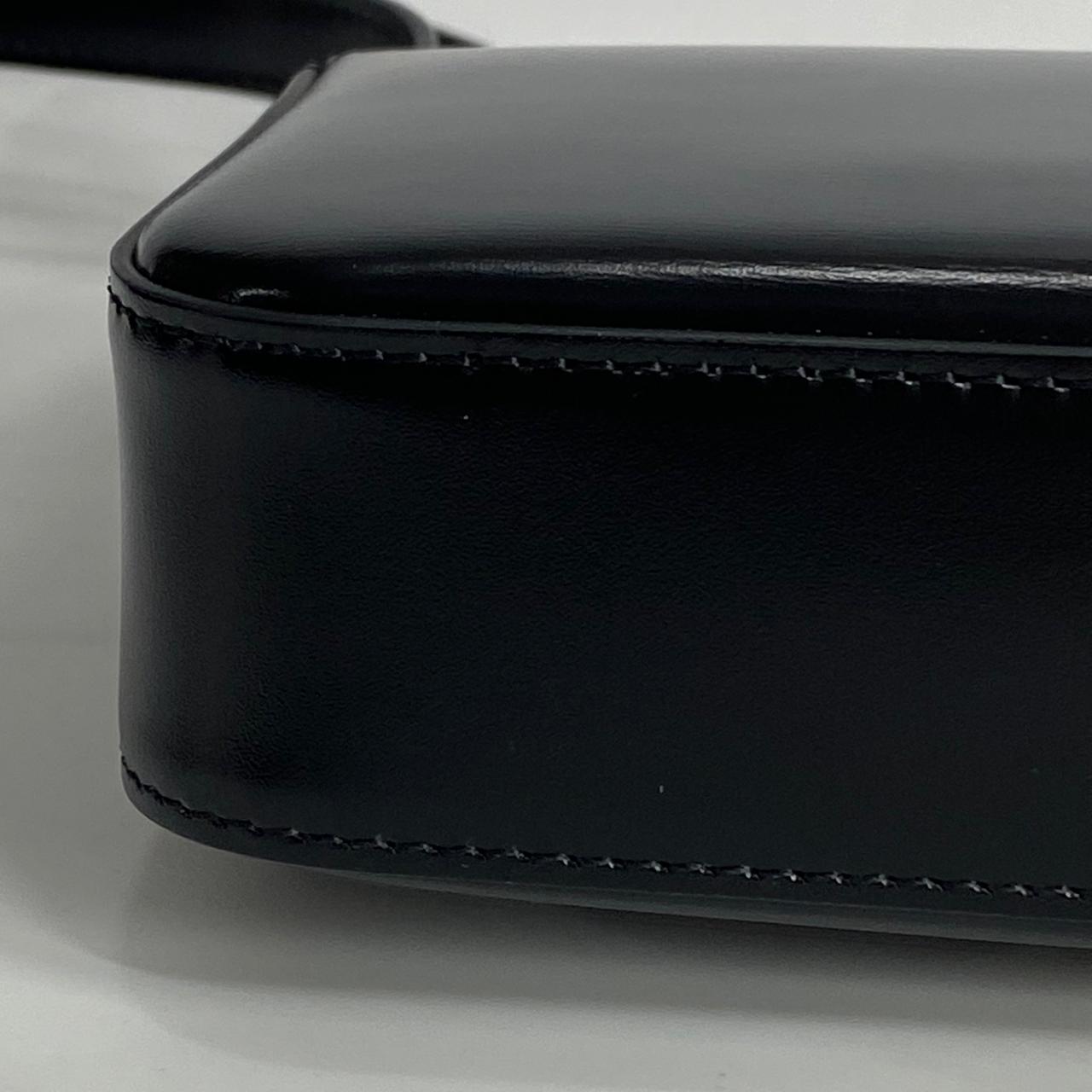 Celine Claude Triomphe Shoulder Bag Black
