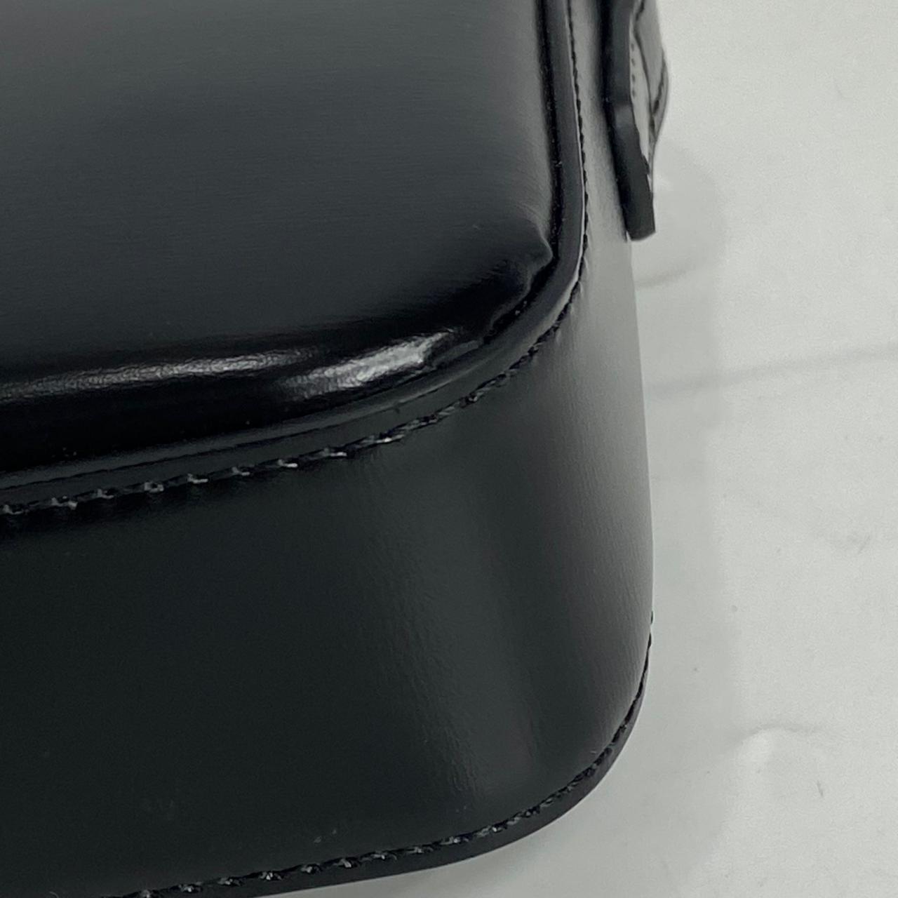 Celine Claude Triomphe Shoulder Bag Black