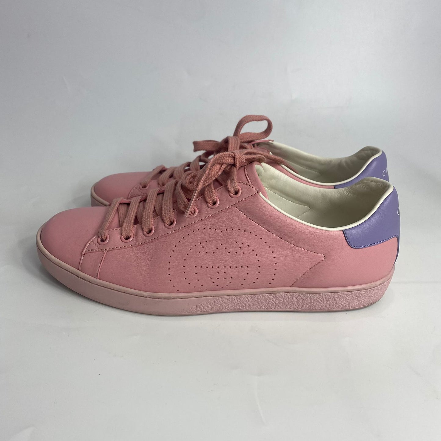 Gucci New Ace Low Top Sneaker Wild Rose Size 41