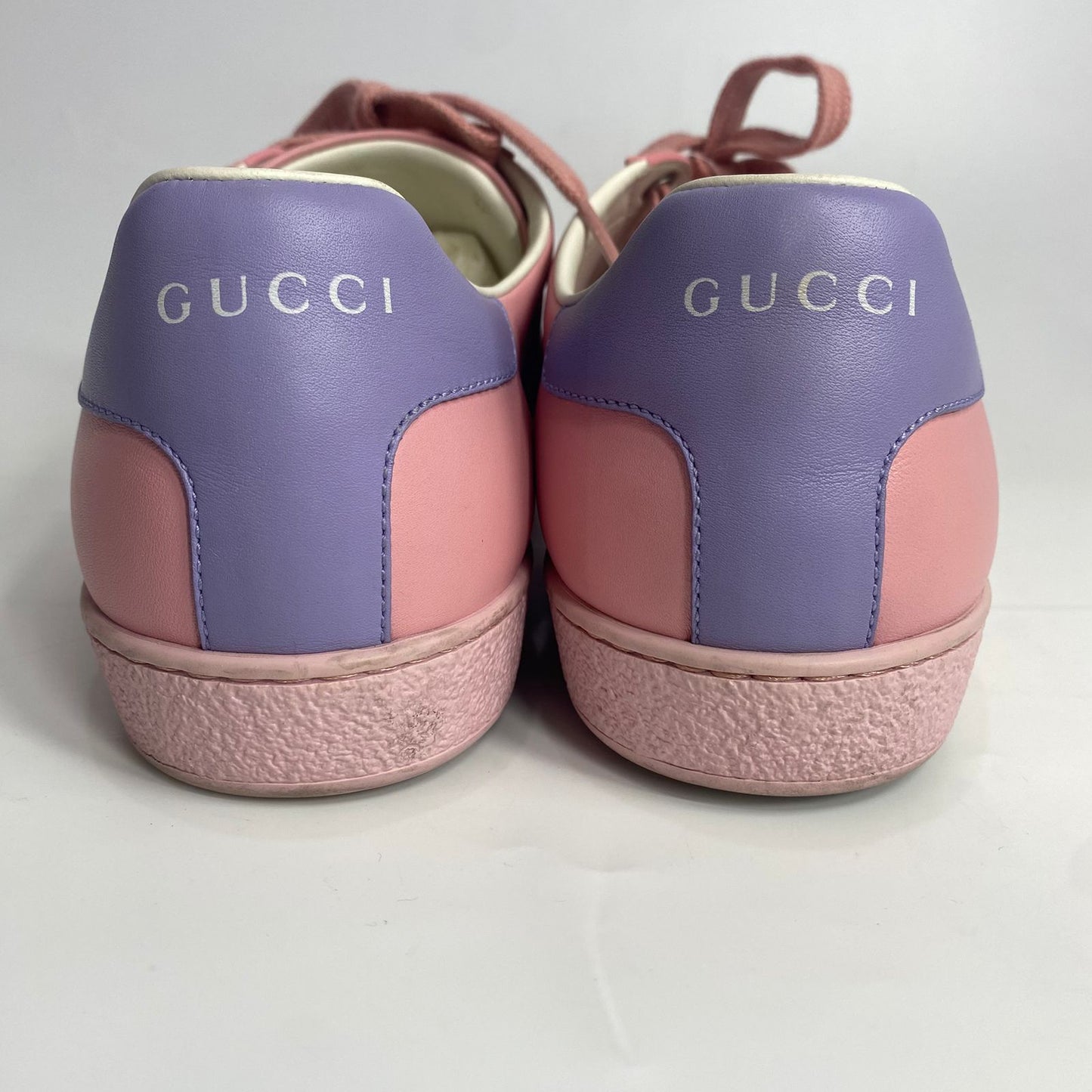 Gucci New Ace Low Top Sneaker Wild Rose Size 41