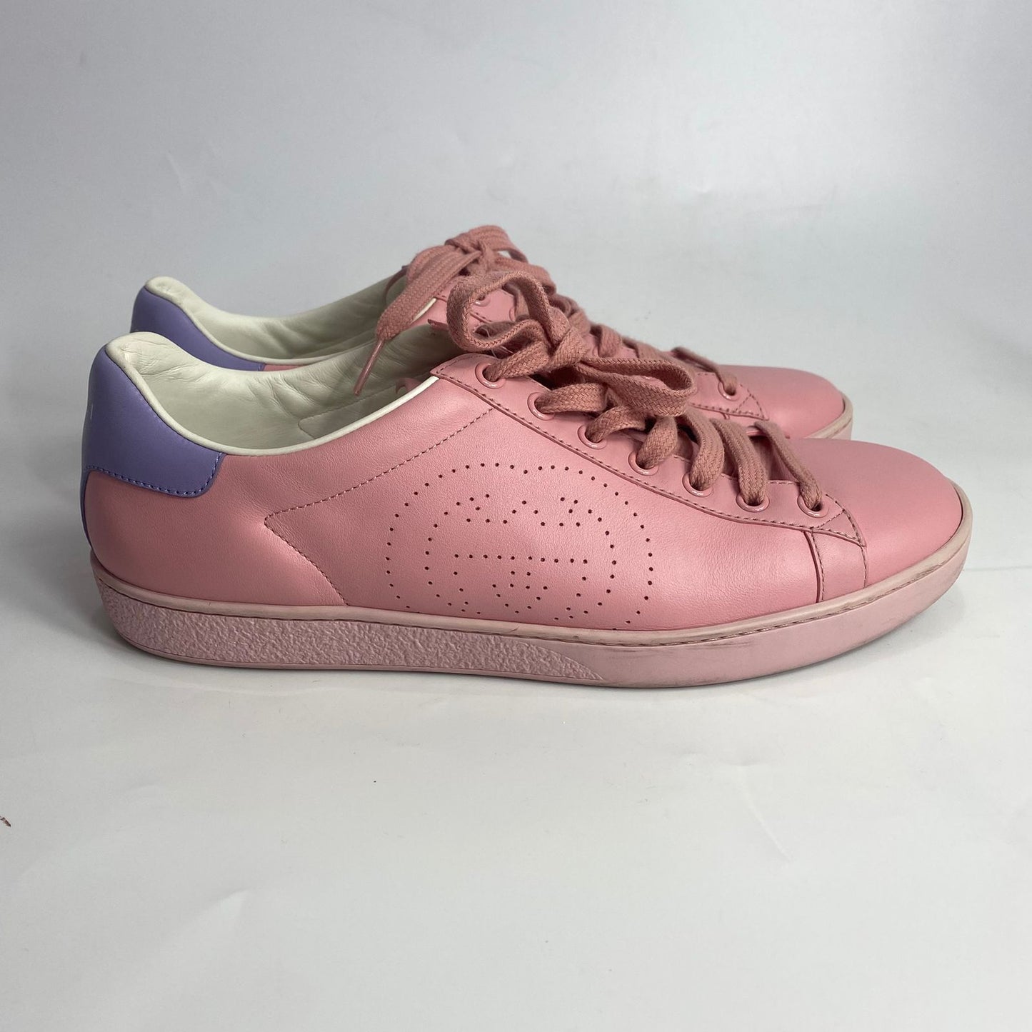 Gucci New Ace Low Top Sneaker Wild Rose Size 41
