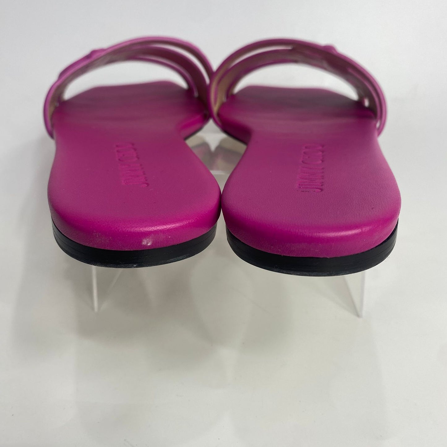 Jimmy Choo Laran Flat Slide Fuchsia Pink 36