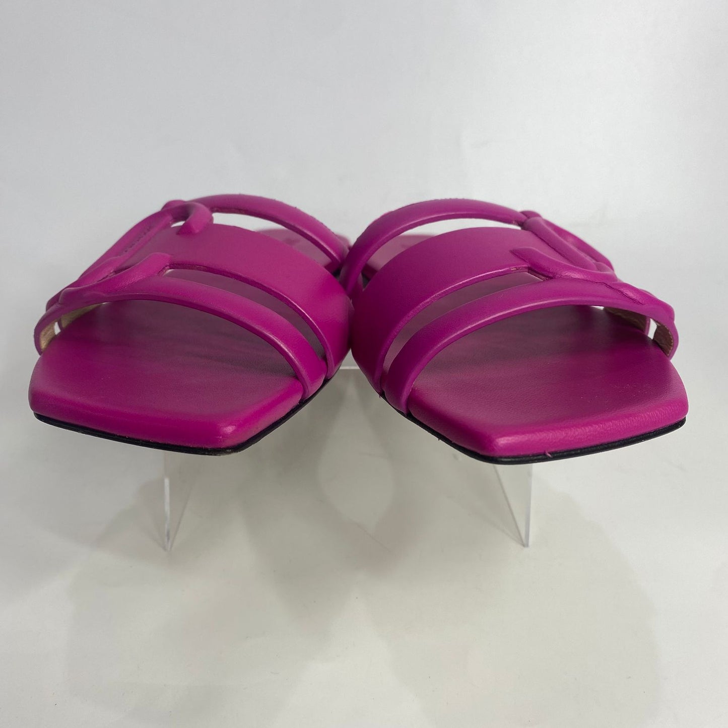 Jimmy Choo Laran Flat Slide Fuchsia Pink 36