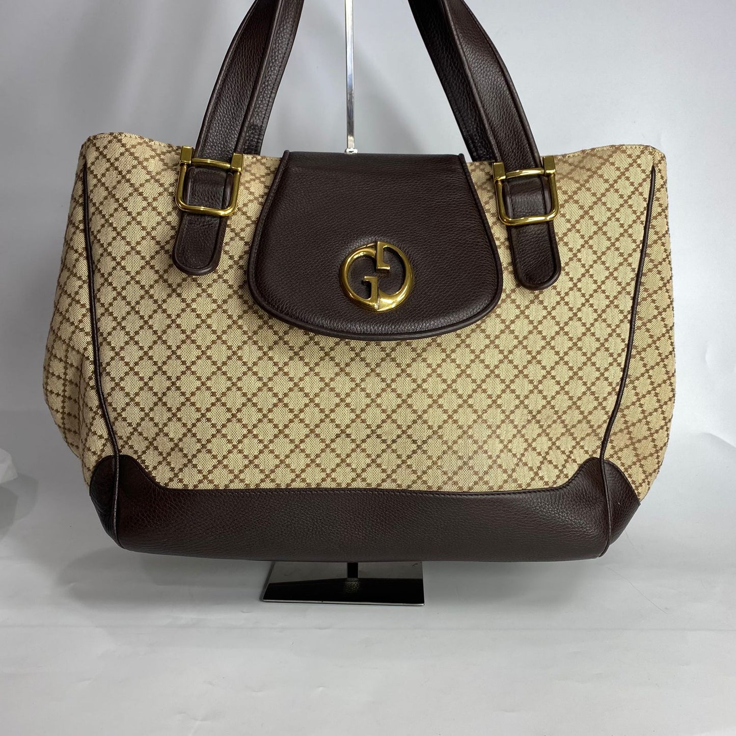 Gucci 1973 Ebony Diamante Beige