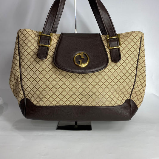 Gucci 1973 Ebony Diamante Beige
