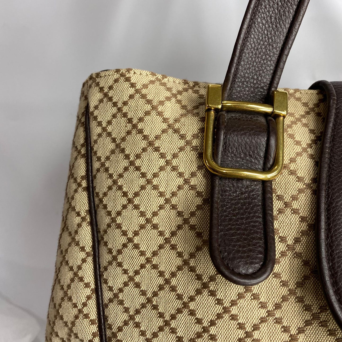 Gucci 1973 Ebony Diamante Beige