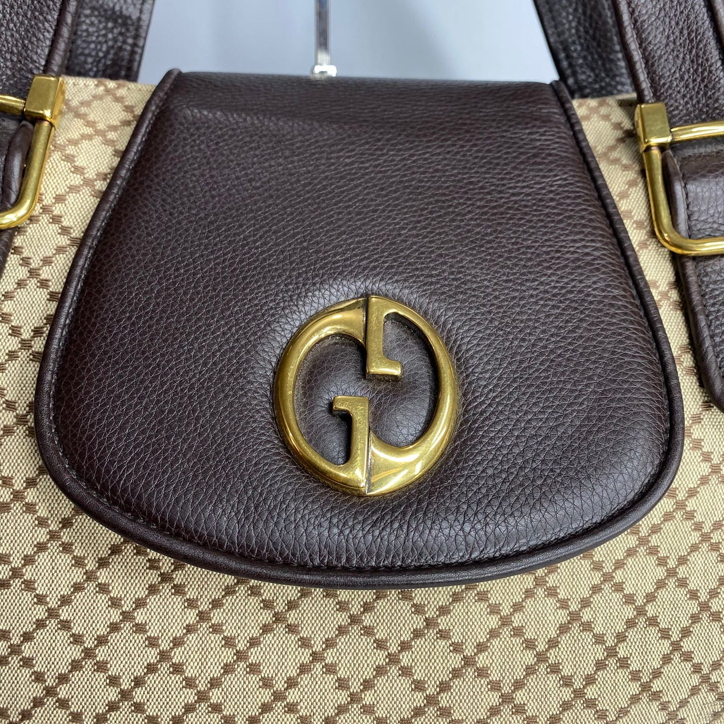 Gucci 1973 Ebony Diamante Beige