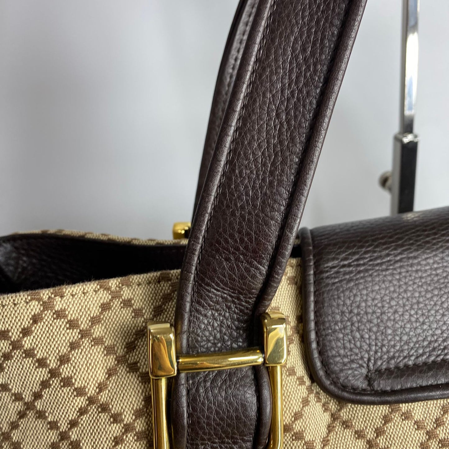 Gucci 1973 Ebony Diamante Beige