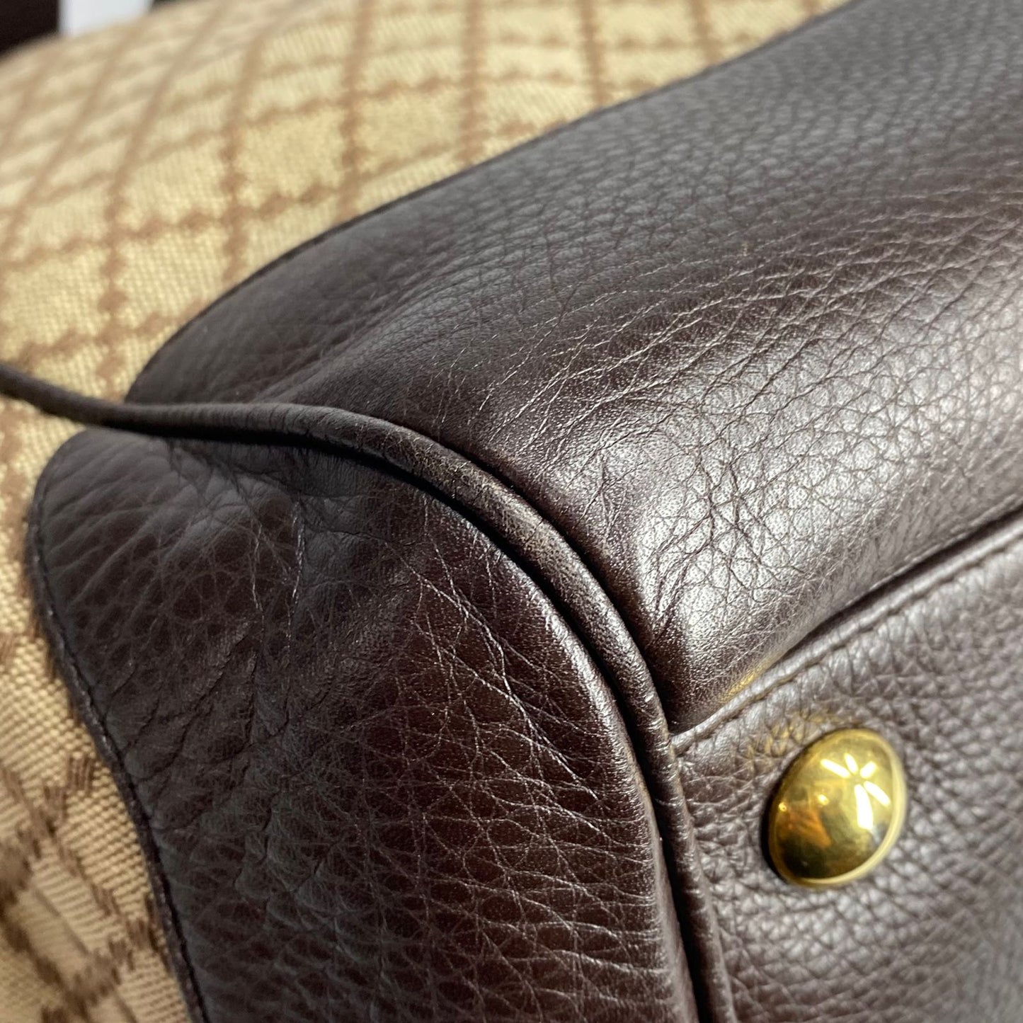 Gucci 1973 Ebony Diamante Beige