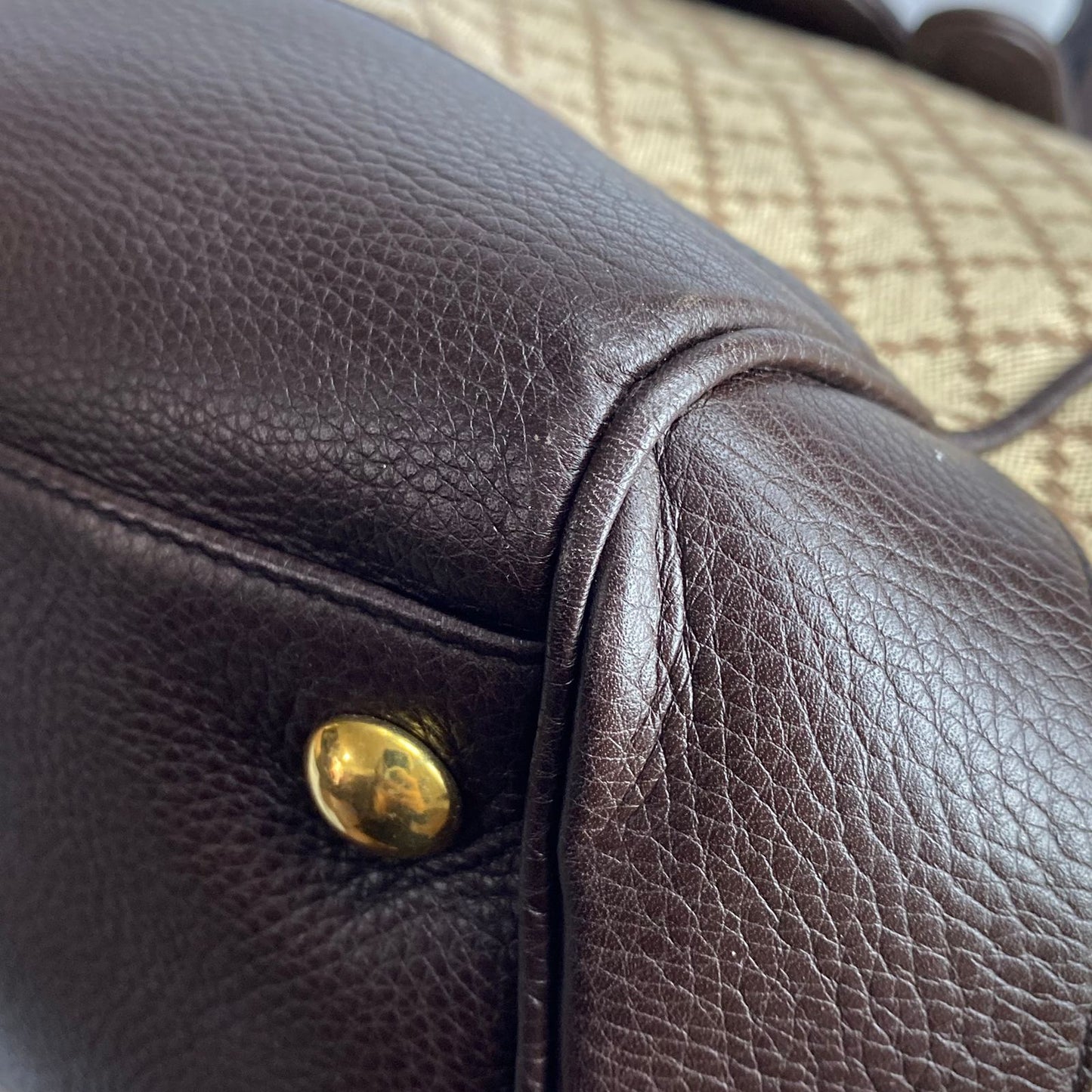 Gucci 1973 Ebony Diamante Beige