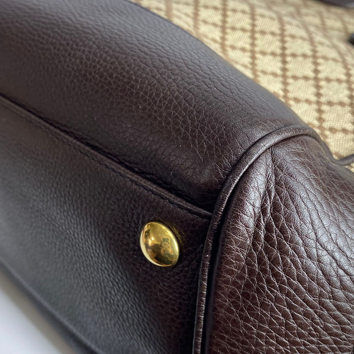 Gucci 1973 Ebony Diamante Beige