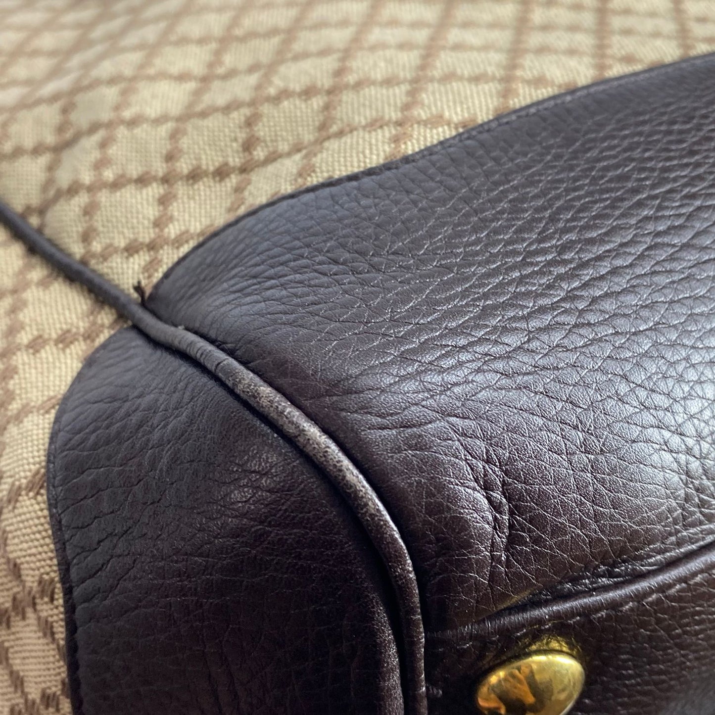 Gucci 1973 Ebony Diamante Beige