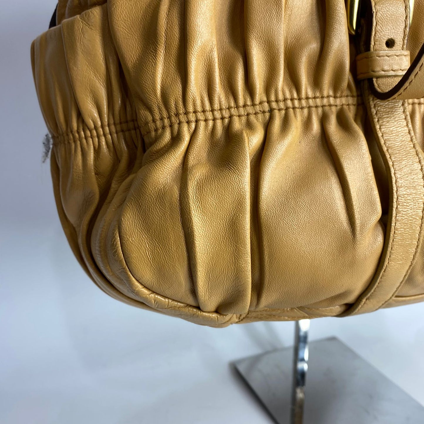 Prada Nappa Gaufre Beige GHW