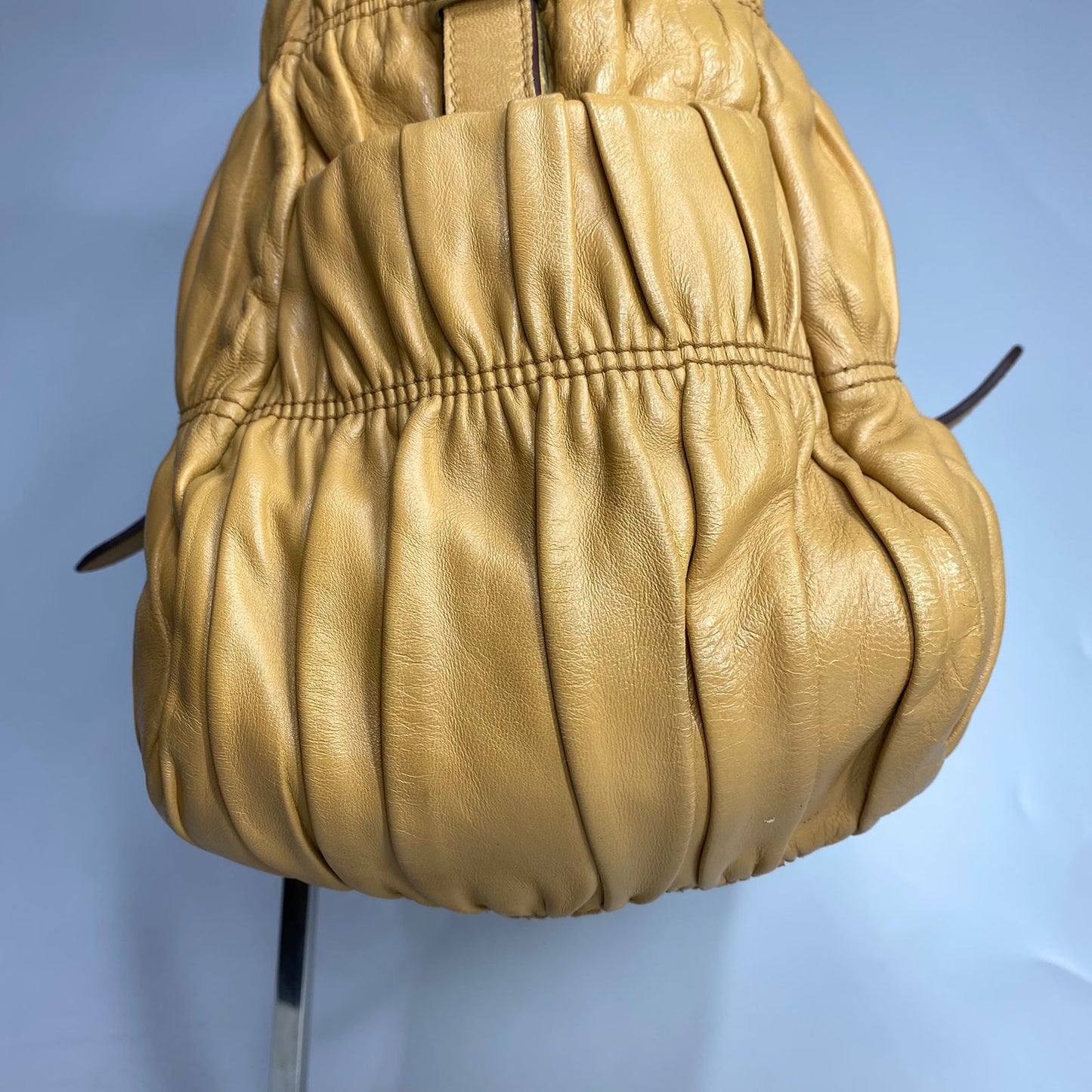 Prada Nappa Gaufre Beige GHW