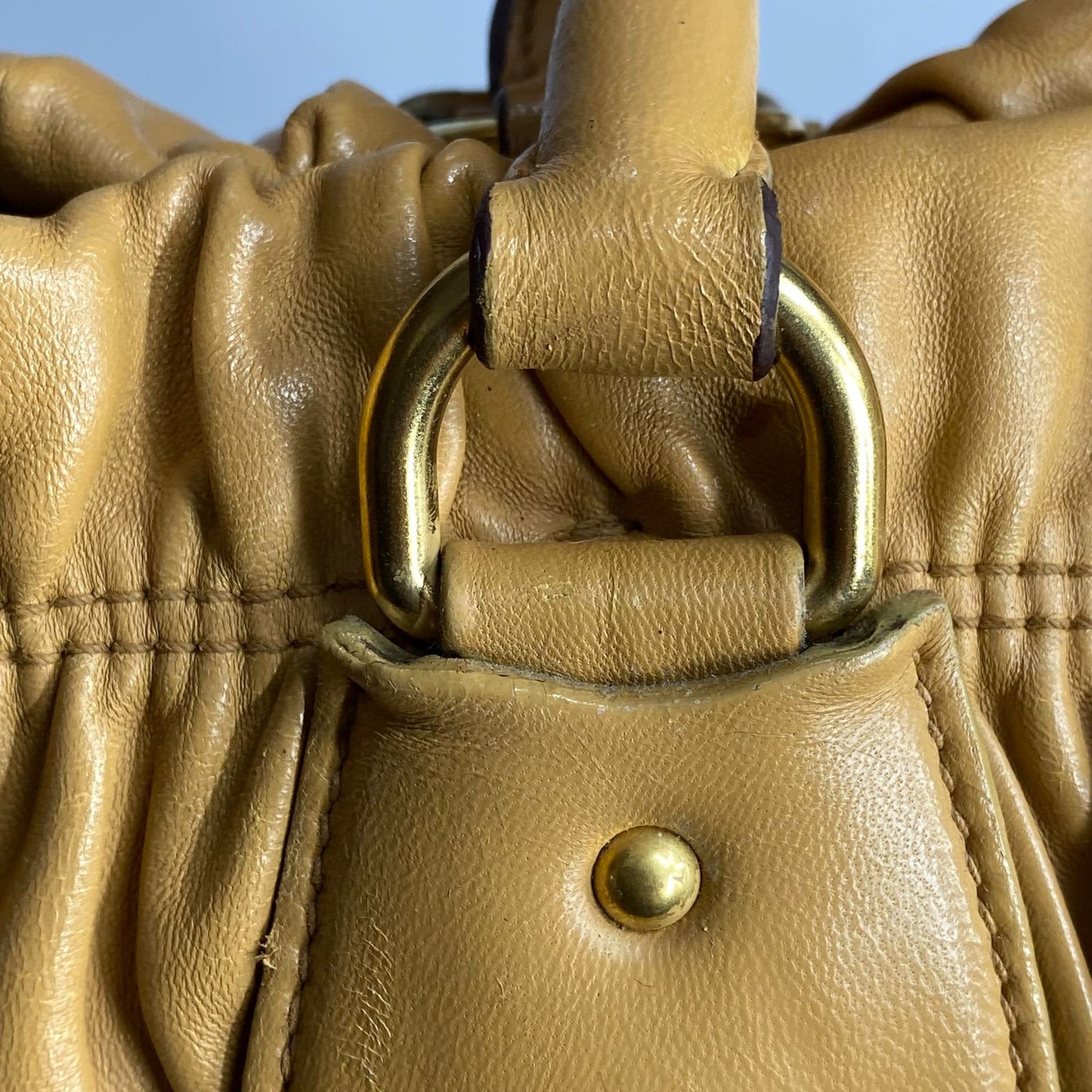 Prada Nappa Gaufre Beige GHW