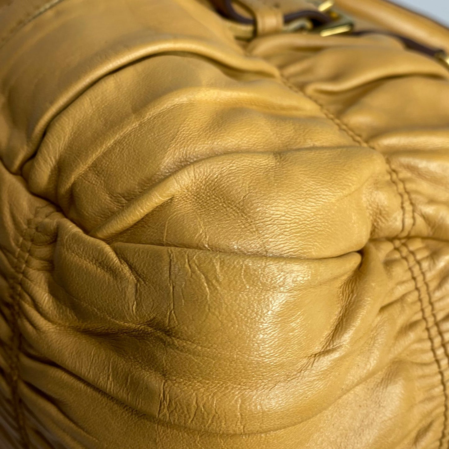 Prada Nappa Gaufre Beige GHW