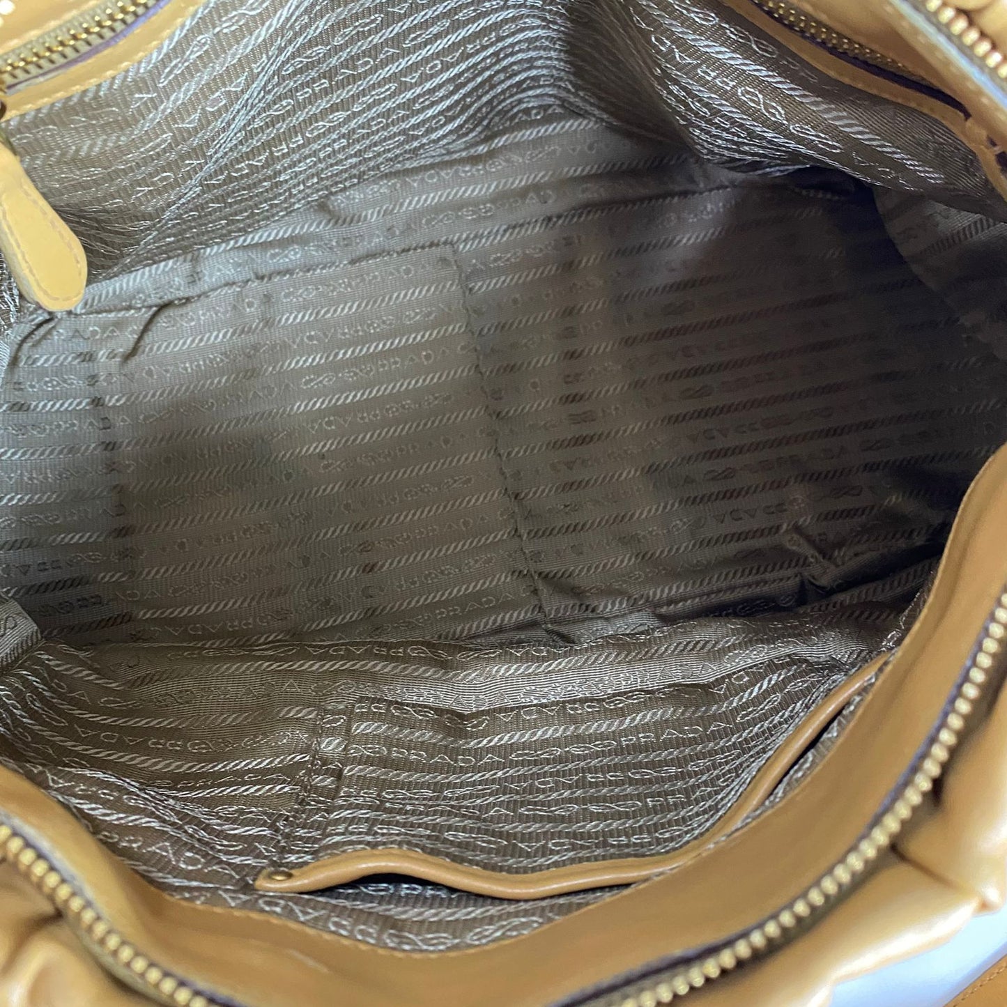 Prada Nappa Gaufre Beige GHW