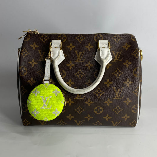 Louis Vuitton Speedy 25 Mono Canvas White Trims