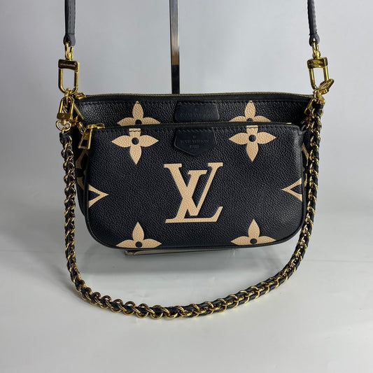 Louis Vuitton Multi Pochette in Bicolor Monogram Empreinte