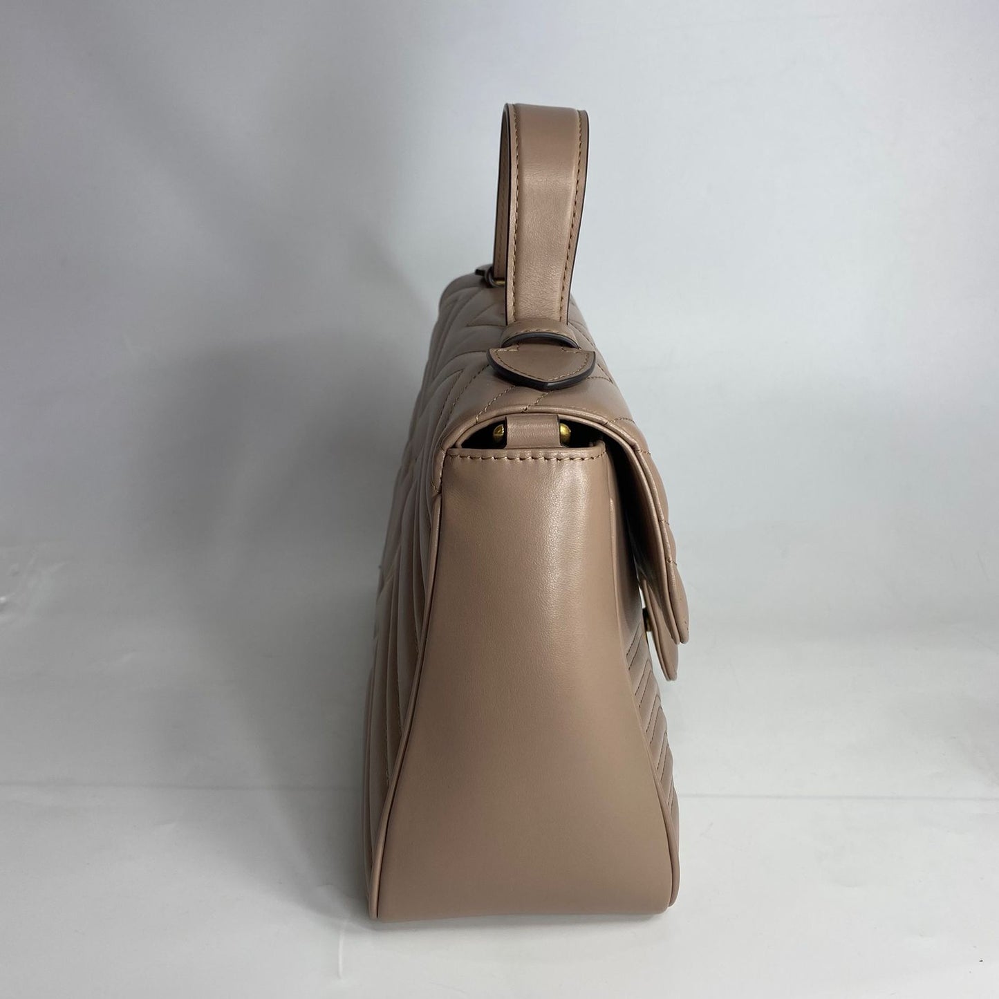 Gucci GG Marmont Top Handle Beige