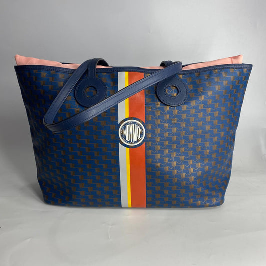Moynat Tote Ruban Blue Monogram
