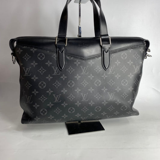 Louis Vuitton Monogram Eclipse Explorer Briefcase Black