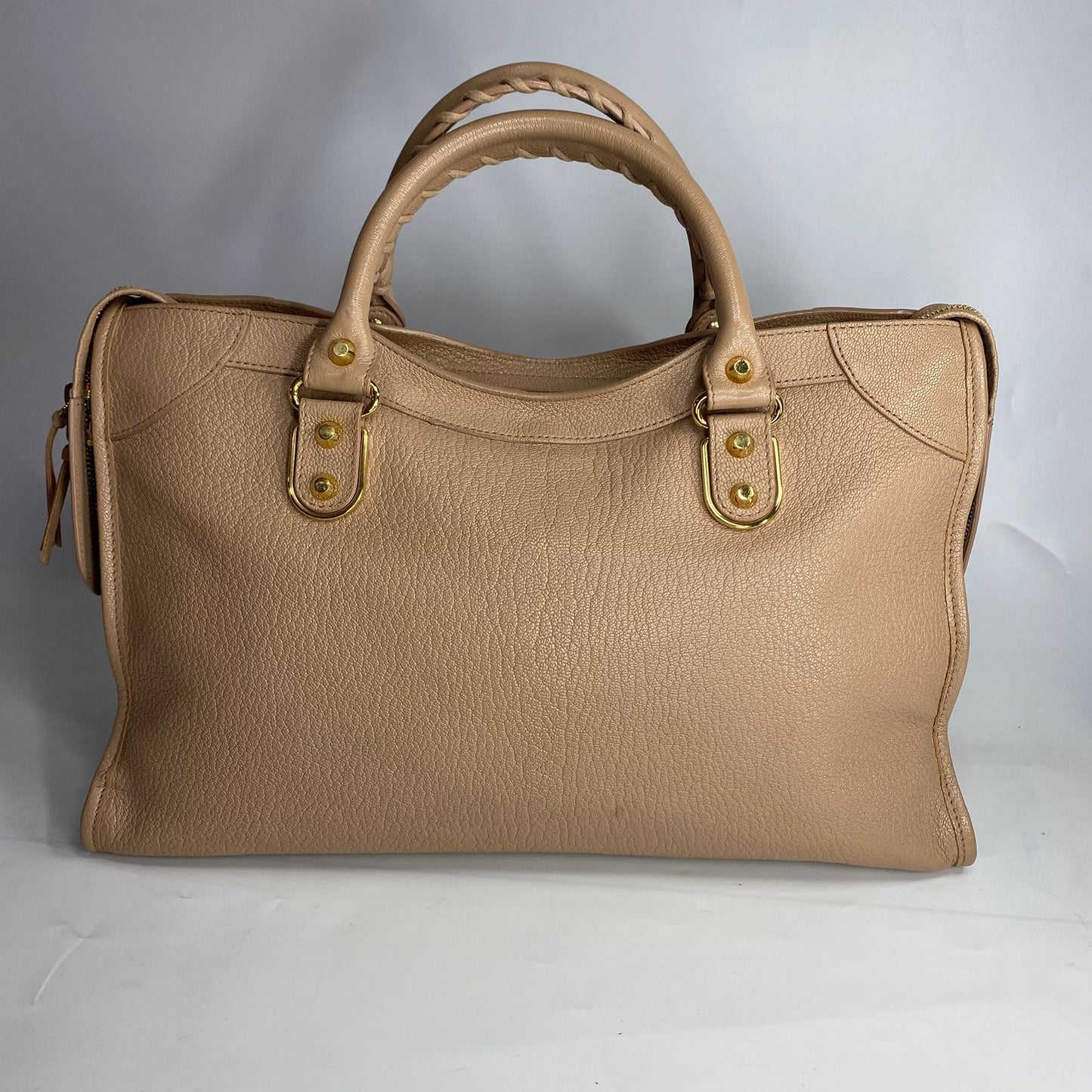 Balenciaga Classic Metallic City Edge Beige